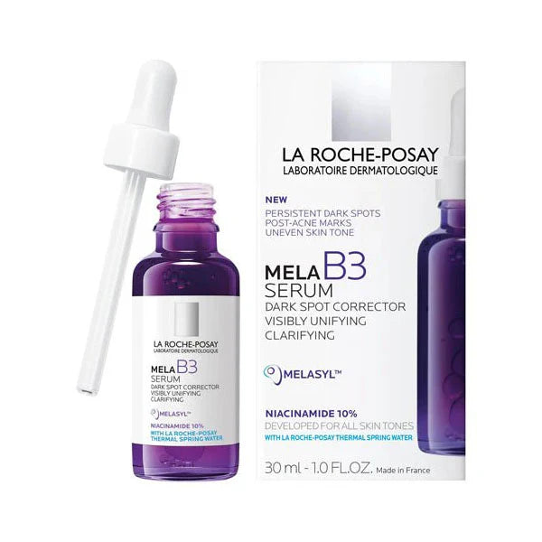 سيروم ميلا النياسيناميد 10 % للبقع الداكنه من لاروش بوزيه/La Roche-Posay Mela niacinamade 10% serum