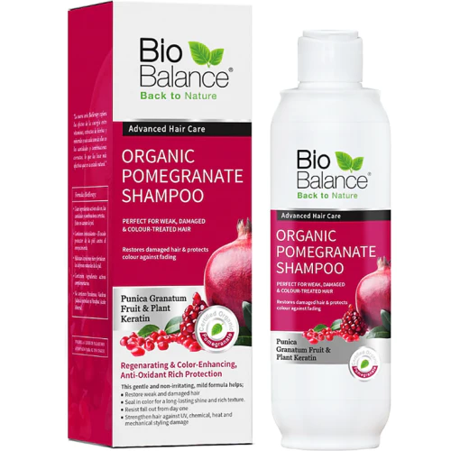 BIOBALANCE Organic Pomegranate Shampoo - 330 ml/ شامبو بالرمان من بايوبالانس