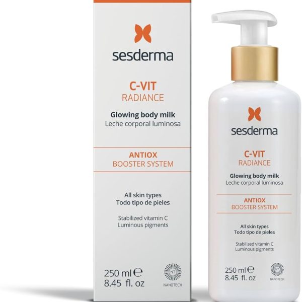 Sesderma c vit glowing body milk 250 ml / كريم ترطيب وتفتيح من سيسديرما