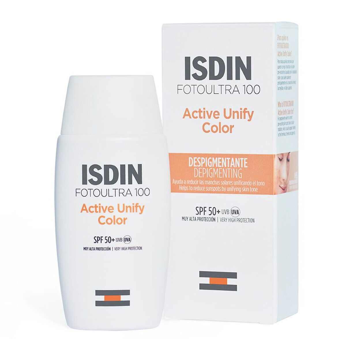 Isdin active unify Color spf 50 / واقي شمس ملون من ازدن