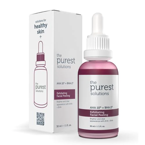 سيروم مقشر الاحماض من ذا بيوريست ٣٠مل/ The purest АНА 10% + ВНА 2% Exfoliating Facial Peeling