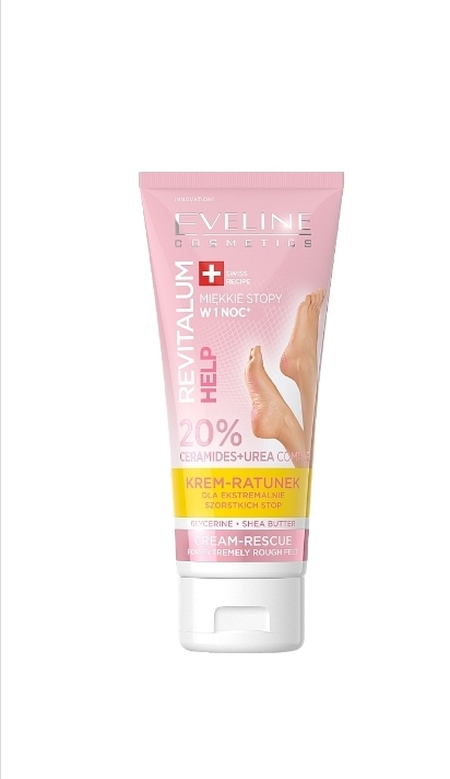 Eveline Revitalum 20% Ceramides Urea Foot Cream-Rescue for Extremely Rough Skin 75ml