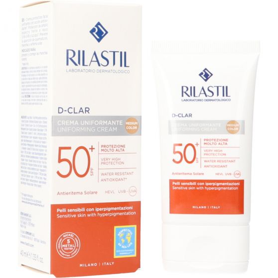rilastil sun system d-clar spf 50+ uniforming cream / ريلاستيل واقي دي كلار