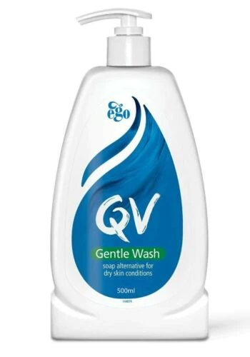 QV Gentle Wash Soap Alternative For Dry Skin Conditions - 500ml | بديل صابون غسل لطيف لحالات الجلد الجافة - 500 مل  كيوفي