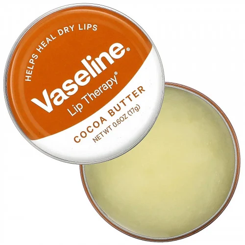 فازلين مرطب الشفاه بزبدة الكاكاو 20 غرام\\vaseline lip therapy cocoa butter 20g