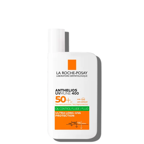 La Roche Posay Anthelios UVMUNE 400 Fluido Oil Control SPF 50+ 50ml// لاروش بوزيه واقي شمس اويل كونترول
