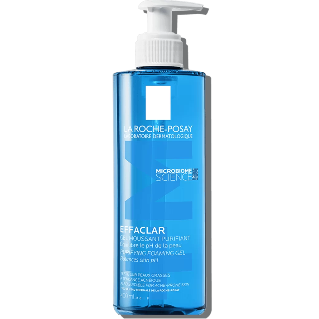 La Roche Posay Effaclar +M Foaming Gel 400ml//لاروش بوزيه غسول ايفيكلار+ام للبشرة المعرضة لحب الشباب
