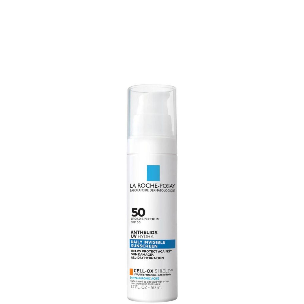 La Roche-Posay Anthelios UV Hydra SPF 50 Sunscreen//واقي الشمس انثيليوس من لاروش بوزيه مع مرطب يومي للوجه بحمض الهيالورونيك وفيتامين E