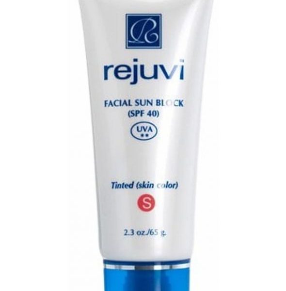 واقي شمس ملون 65 غرام من ريجوفي\\ Rejuvi Facial Sun Block spf 40 Tinted