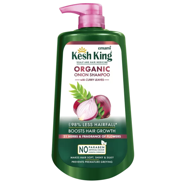 Kesh King Ayurvedic Onion Shampoo with 21 Herbs - 6ppml | شامبو البصل الأيورفيدا مع 21 عشبة -