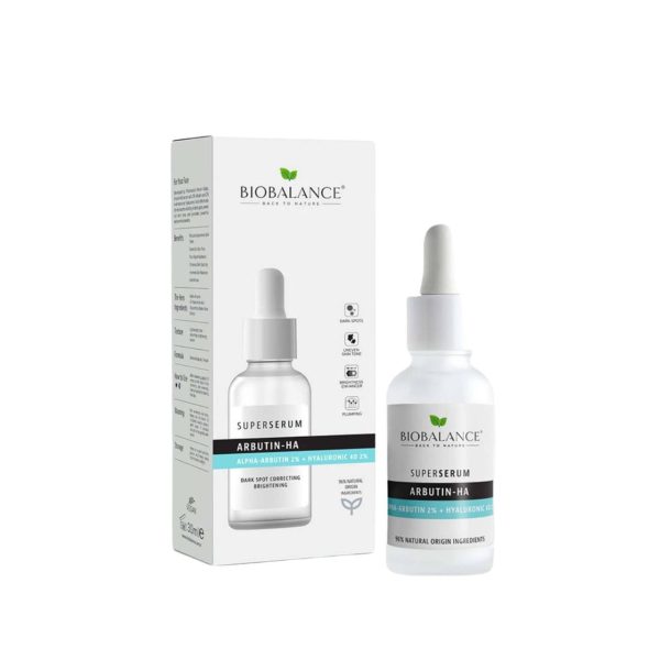 BIO BALANCE SUPER SERUM ARBUTIN - HA - 30ML | بايو بالانص سيروم الفا اربوتين و حمض الهيالورنيك - 30 مل