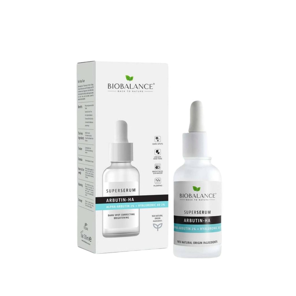 BIO BALANCE SUPER SERUM ARBUTIN - HA - 30ML | بايو بالانص سيروم الفا اربوتين و حمض الهيالورنيك - 30 مل