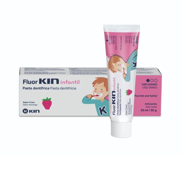 Fluor kin infantil teethpaste 50ml// معجون اسنان فلور كن للاطفال 50 مل
