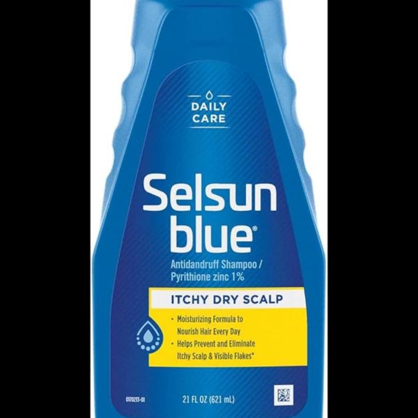 Selsun blue shampoo DAILY CARE Itchy dry scalp 325ml //سلسن بلو شامبو حكة فروة الراس للاستخدام اليومي 325 مل
