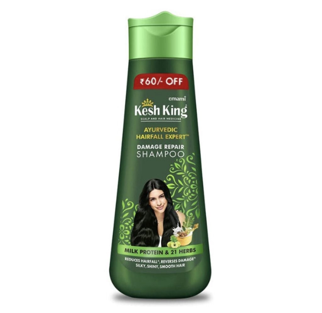 Kesh King Damage Repair Shampoo - 340ml // كيش كينج شامبو الاصلاح للشعر المتضرر - 340 مل