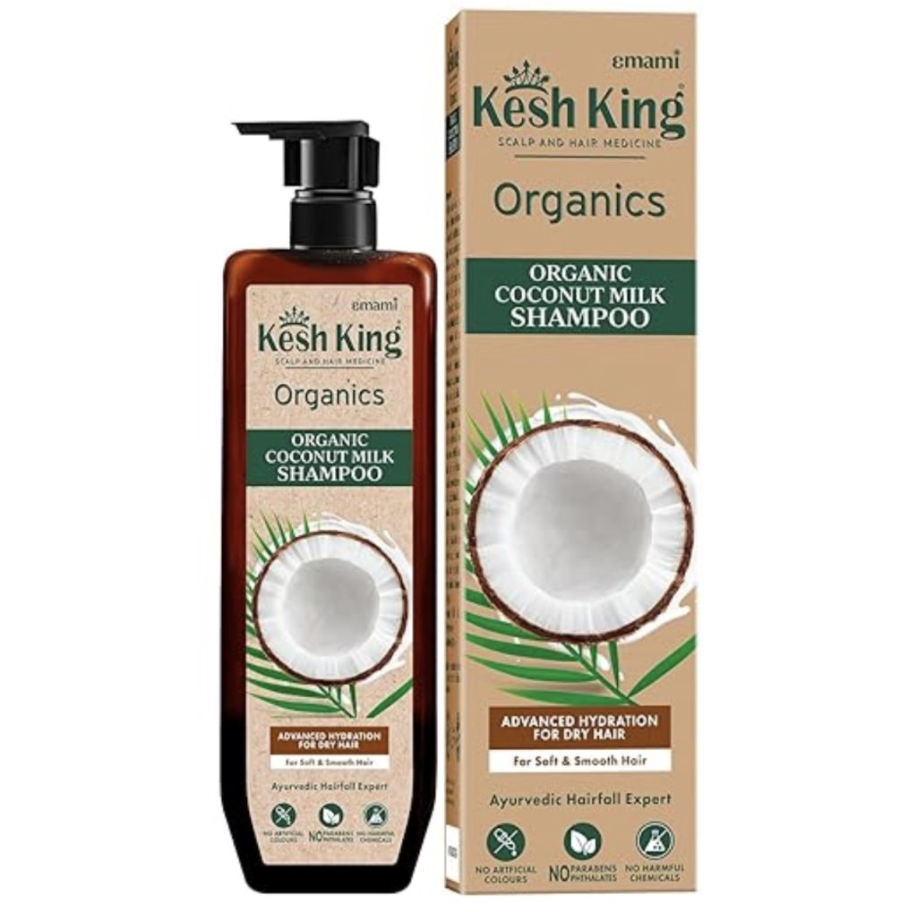 Kesh King Organic Coconut Milk Shampoo - 300ml // كيش كينغ شامبو زيت جوز الهند للشعر الجاف - 300 مل