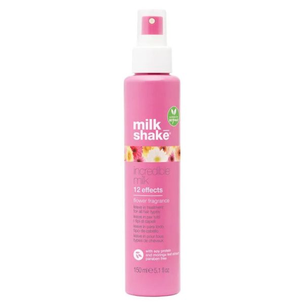 Milk Shake Flower Fragrance Incredible Milk - 150ml \\ ميلك شيك ليف ان برائحة الورد (يفك التشابك ) - 150 مل