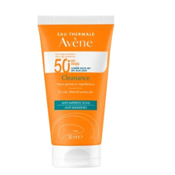 Avene Cleanance Solar SPF50+ - 50ml \\ افين كلينانس سولار مع عامل حماية من الشمس 50 - 50 مل