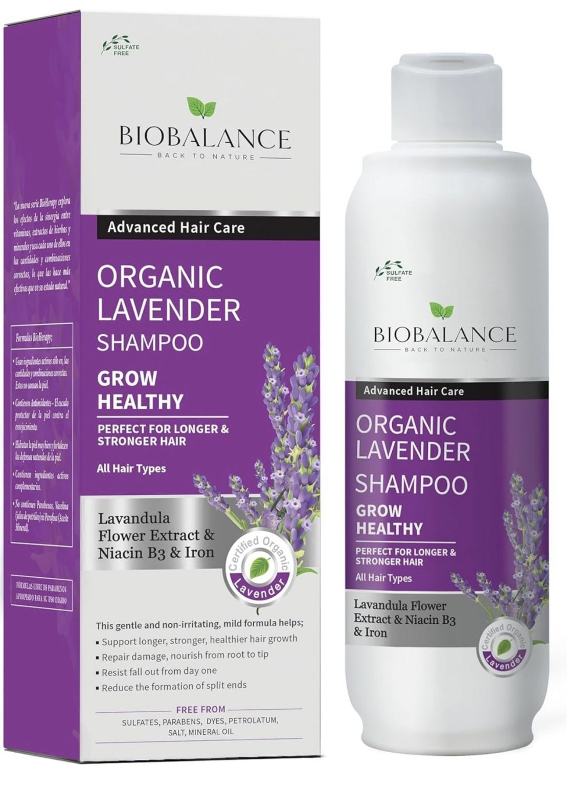 Bio Balance Organic Lavender Shampoo - 330 ml / بايو بالانس شامبو اللافندر العضوي - 330 مل