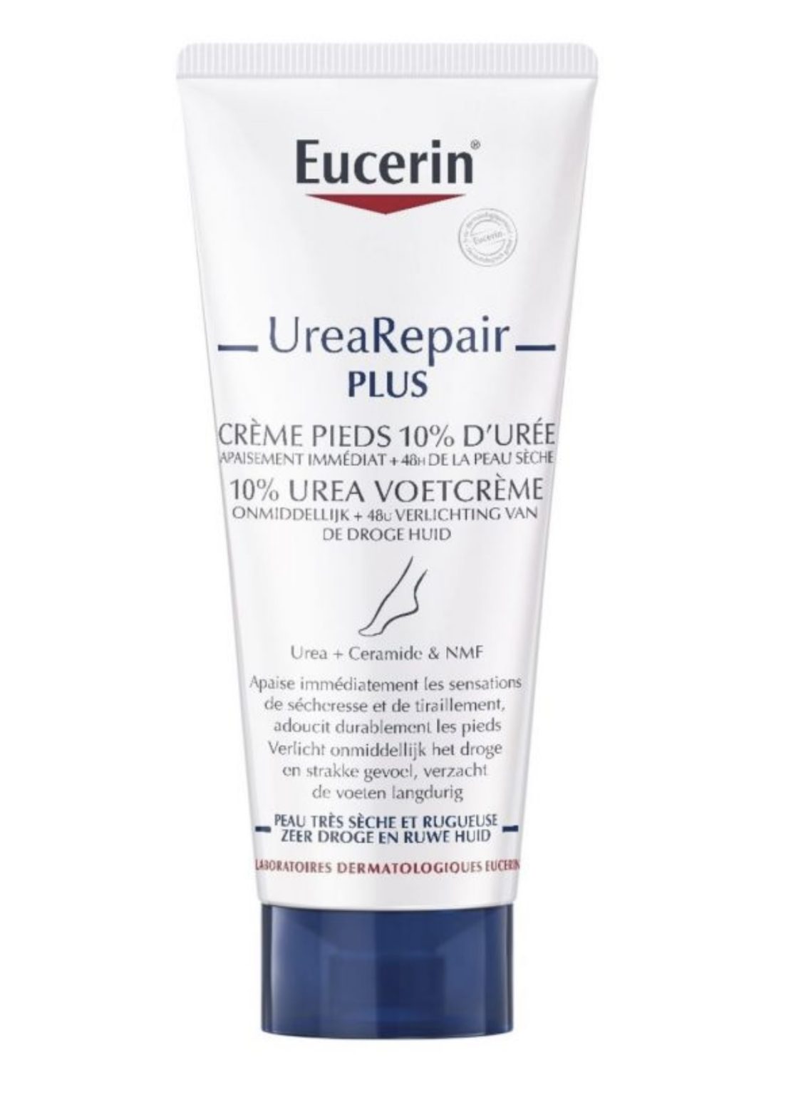 Eucerin Dry Skin Intensive Foot Cream 10% Urea with Lactate 100 ml / يوسيرين كريم مرطب للاقدام -100 مل