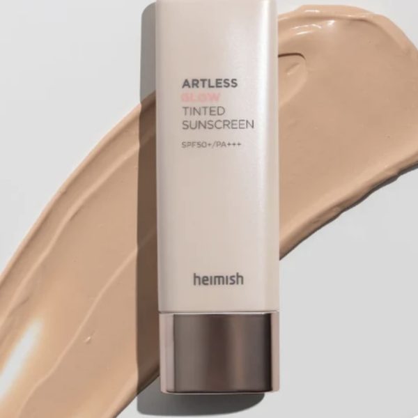 HEIMISH ARTLESS GLOW TINTED SUNSCREEN SPF 50+PH+ - 40ML | هيميش سيروم واقي شمسي مضيئ للبشرة SPF50+ - 40 مل