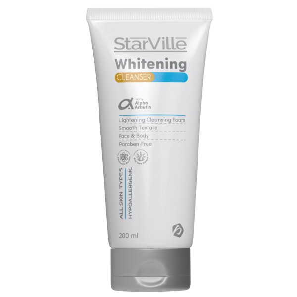 Starville Whitening  cleanser 200ml / ستارفيل غسول المفتح للبشرة حجم ٢٠٠مل