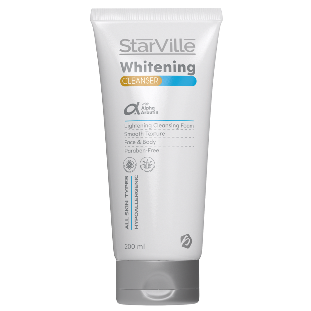 Starville Whitening  cleanser 200ml / ستارفيل غسول المفتح للبشرة حجم ٢٠٠مل