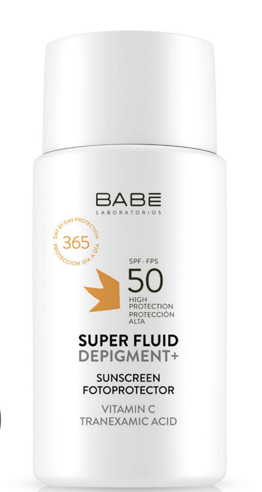 Babe, Super Fluid Depigment+ SPF 50- 50ml/ واقي شمي بابي السائل ضد التصبغات حجم ٥٠ مل