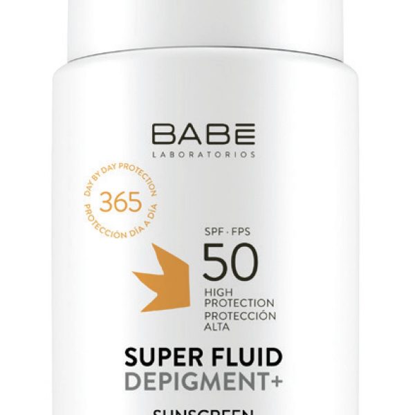 Babe, Super Fluid Depigment+ SPF 50- 50ml/ واقي شمي بابي السائل ضد التصبغات حجم ٥٠ مل