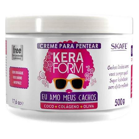 SKAFE KERA FORM BRUSHING CREAM - I LOVE MY CURLS - 500G | سكاف كريم تصفيف الشعر المجعد - 500 غرام
