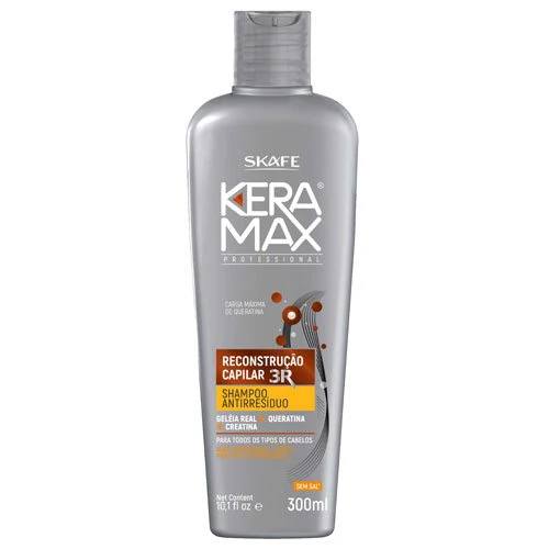 SKAFE KERA MAX ANTI RESIDUE SHAMPOO - 300ML | سكاف شامبو مضاد للترسبات - 300 مل