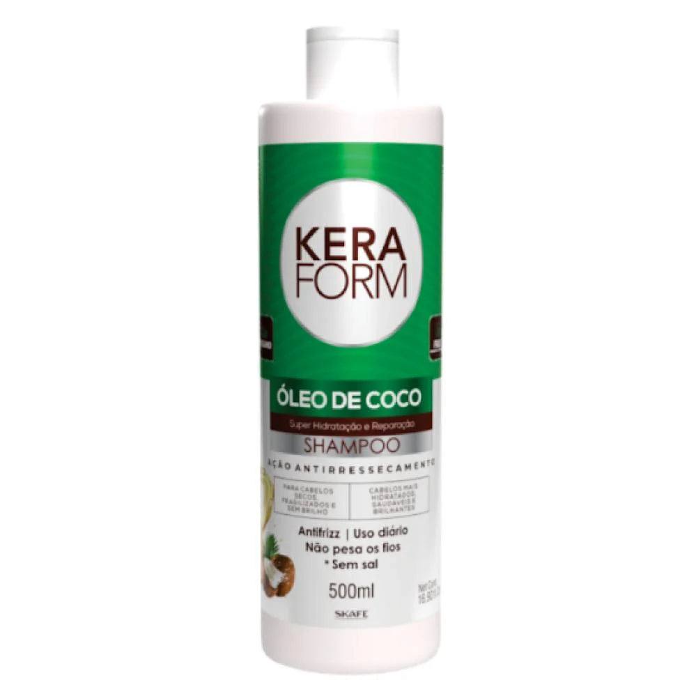 Skafe KERA FORM OLEO DE COCO ANTI DRYNESS PROTECTION HAIR - 500ML// سكاف كيرافورم شامبو بجوز الهند ٥٠٠ مل