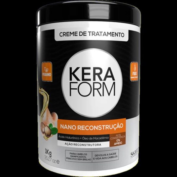 SKAFE KERA FORM NANO RECONSTRUCTION - 1KG | سكاف كريم معالج للشعر التالف و الجاف - 1 كيلو