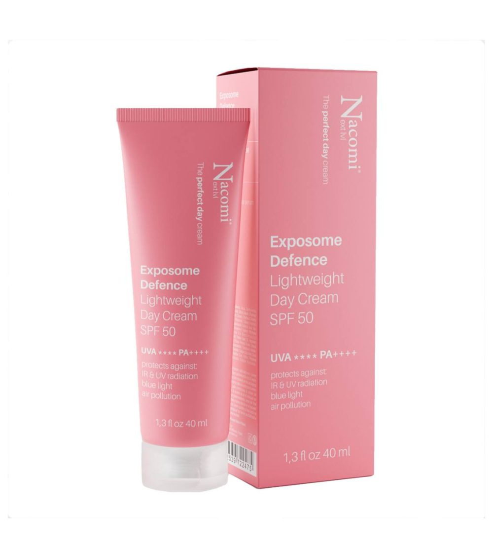 Nacomi Exposome defence lightweight day cream SPF 50//ناكومي واقي شمس