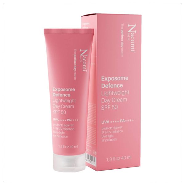 Nacomi Exposome defence lightweight day cream SPF 50//ناكومي واقي شمس