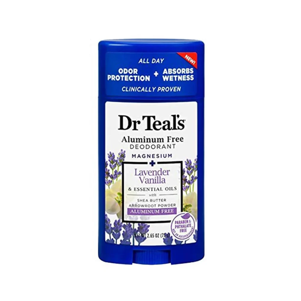 Dr teal’s ALUMINUM FREE DEODORANT - LAVENDER & VANILLA | دكتور تيلز مانع تعرق خالي من الالمنيوم بالفانيلا واللافندر