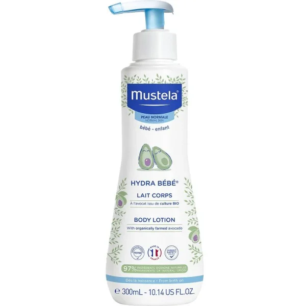 MUSTELA HYDRA-BEBE LAIT CORPS BODY LOTION - 300ML | موستيلا لوشن مرطب للأطفال - 300 مل