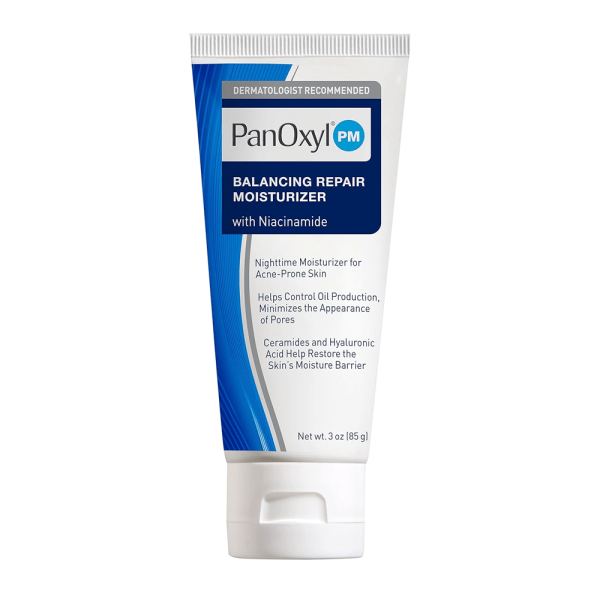 كريم مرطب بانوكسيل الليلي للبشرة المعرضة لحب الشباب | PM Balancing Repair Night Moisturizer