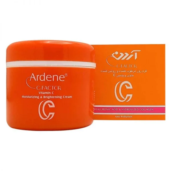 ARDENE MOISTURIZING & BRIGHTENING DAY CREAM CONTAINING VITAMIN C - 150ML | اردن كريم فيتامين سي المرطب و المفتح للوجه - 150 مل