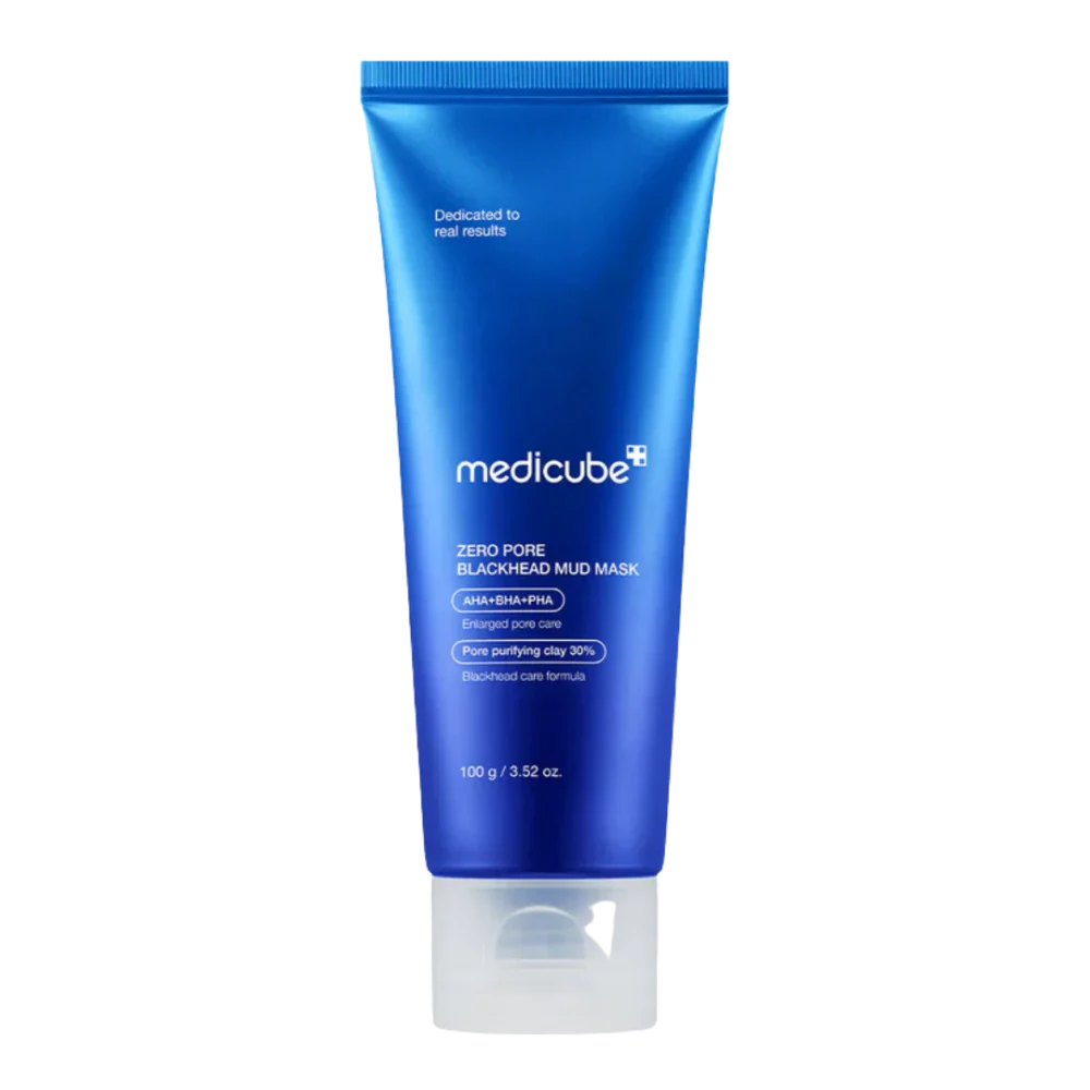 MEDICUBE ZERO PORE BLACKHEAD MUD MASK - 100G | ميدي كيوب ماسك كريمي للوجه للتخلص من الرؤوس السوداء - 100 غ