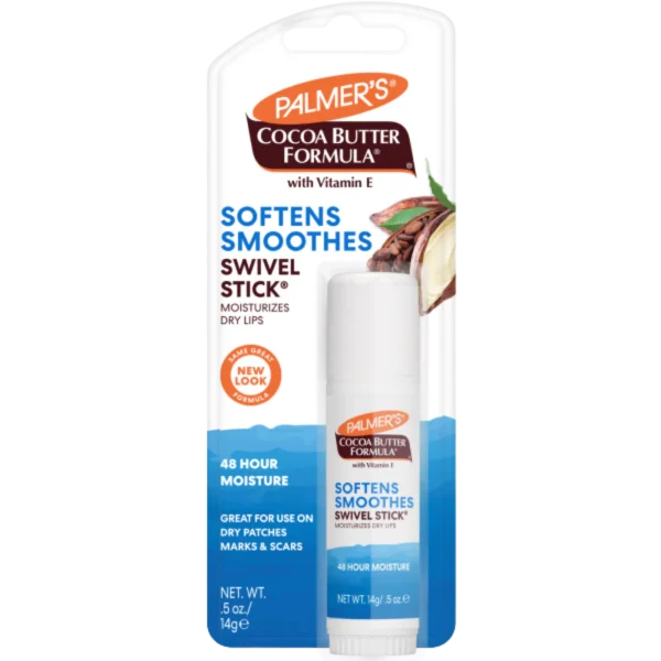 PALMER'S COCOA BUTTER FORMULA SWIVEL STICK W VITAMIN E MOISTURIZES - 14G | بالميرز مرطب شفاه بزبدة الكاكاو - 14 غرام