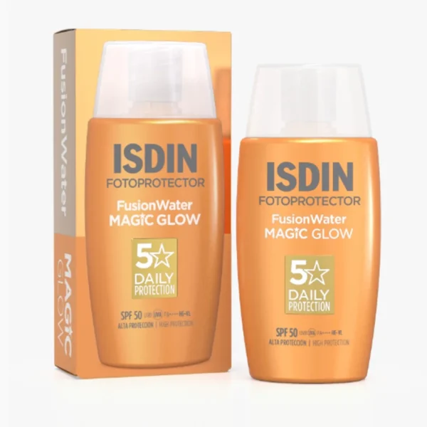 ISDIN Fotoprotector Fusion Water Magic Glow Sunscreen SPF30 50ml | ازدن واقي شمس فيوجن وتر كلو ماجك ٥٠ مل