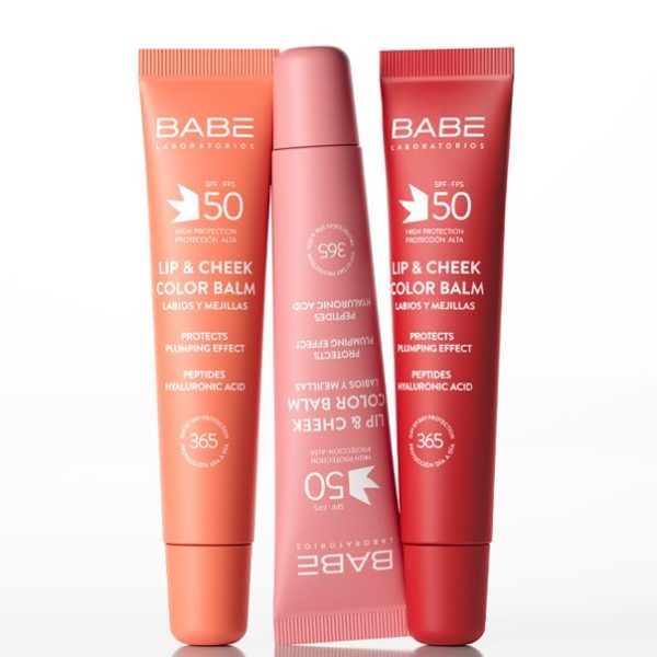 Babe Lip & Cheek Color Balm SPF 50 | بلسم بابي للشفاه والخدود مع عامل حمايه ٥٠ حجم ٢٠ مل
