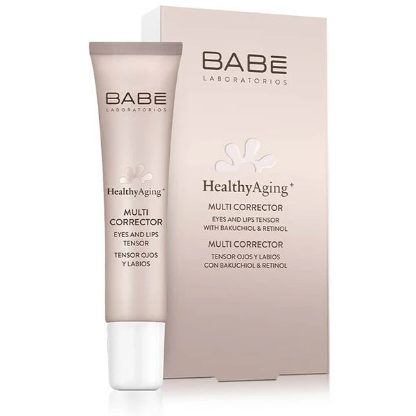 Babe Healthy Aging+ Multi Corrector Eyes and Lips Tensor 15ml | بابي كريم مضاد للشيخوخه لمحيط العين والشفاه ١٥ مل