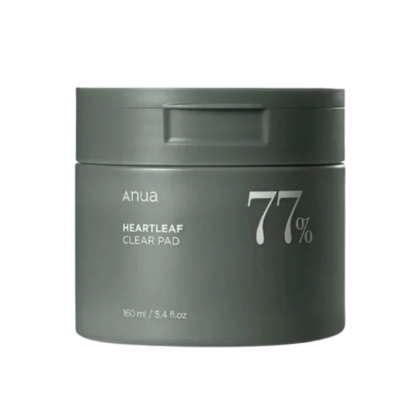 ANUA HEARTLEAF 77% CLEAR PAD - 160ML | أنوا وسادات التونر المائية بمستخلص نبات القلب77% - 160 مل