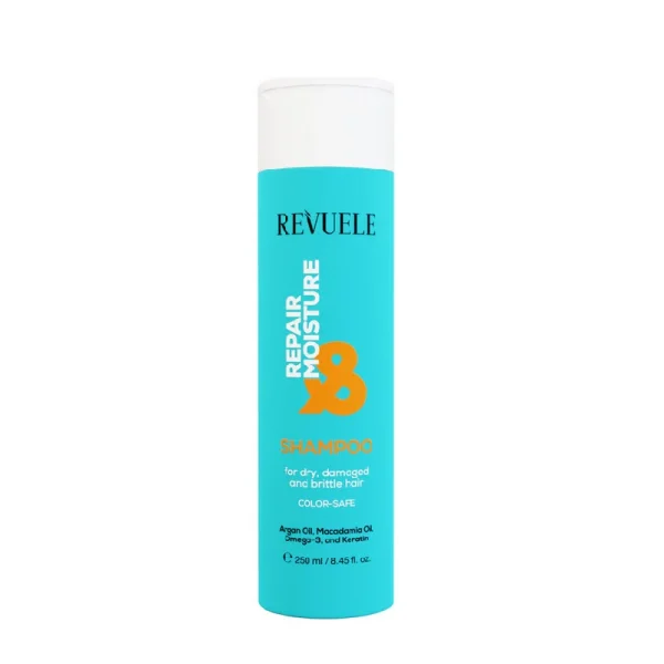 REVUELE HAIR SHAMPOO REPAIR MOISTURE RESTORATION AND MOISTURIZING - 250ML | ريفولي شامبو مرمم و مرطب للشعر - 250 مل