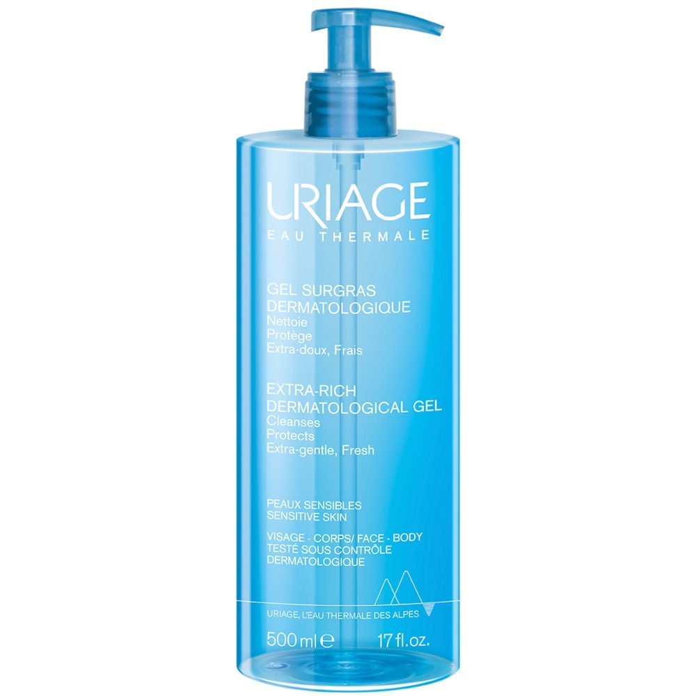 URIAGE EXTRA-RICH DERMATOLOGICAL GEL - 500ML | يورياج غسول جل للتنظيف الجلدي - 500 مل