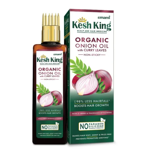 KESH KING AYURVEDIC ONION OIL - 200ML | كيش كينغ زيت البصل الايورفيدا - 200 مل