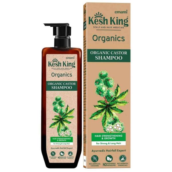 KESH KING ORGANIC CASTOR SHAMPOO - 300ML | كيش كينغ شامبو بزيت الخروع - 300 مل