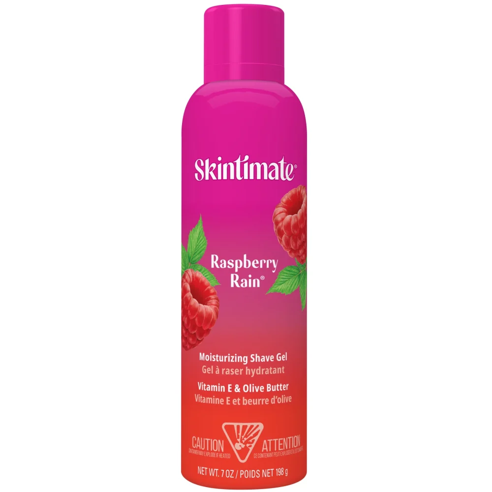 Skintimate Raspberry Rain Shave Gel for Women | سكن تميت رازبيري للحلاقة للنساء